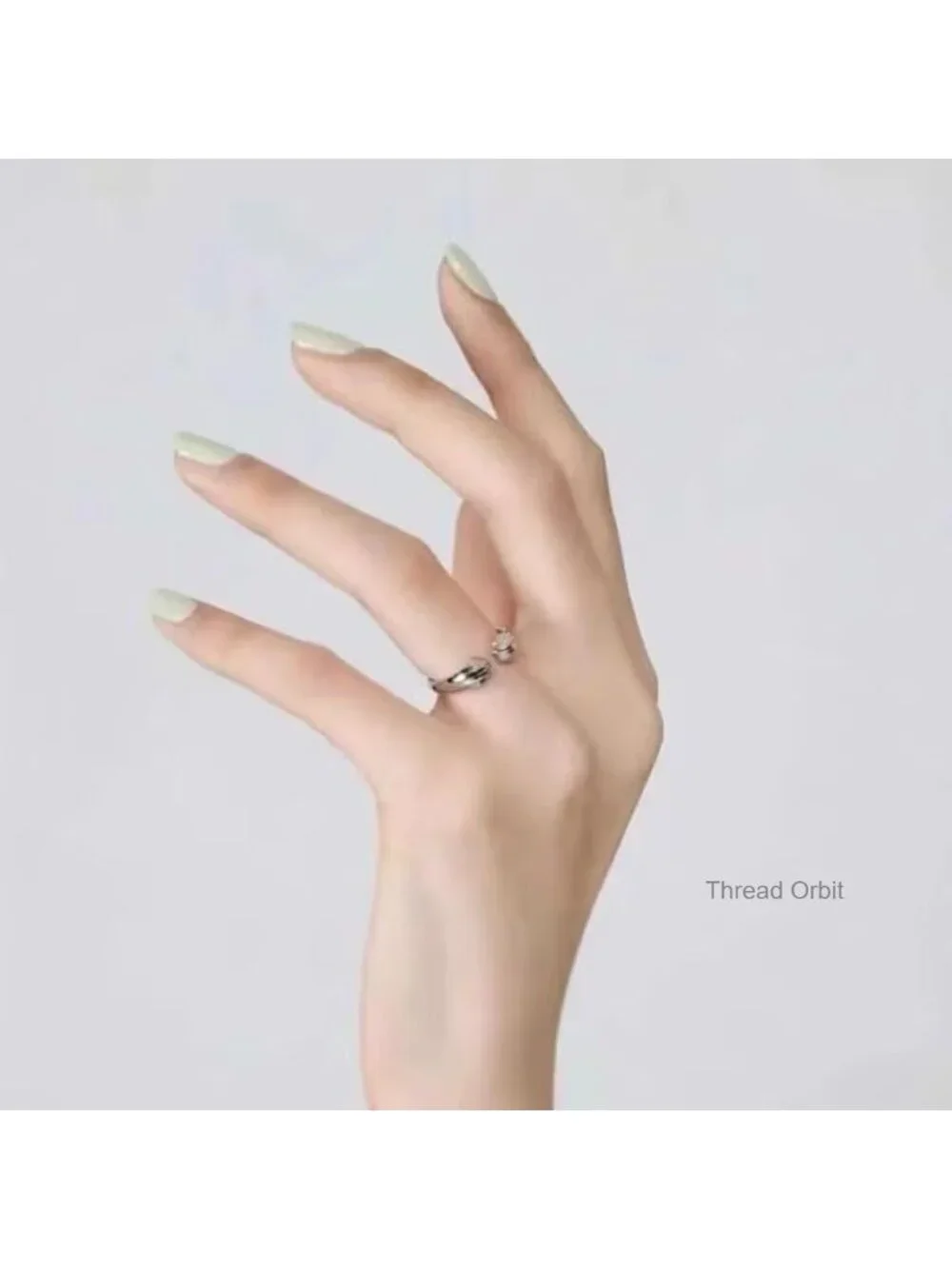 Cat Paw Hug Ring Set - Sterling Silver Adjustable Open Band - Stackable Rings